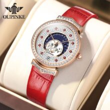 Montre femme OUPINKE « Advanced Full Diamond » Quartz – Image 1