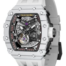 Montre Tsar Bomba Automatique carbone, squelette & poignet affirmé – Image 5