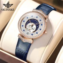 Montre femme OUPINKE « Advanced Full Diamond » Quartz – Image 2