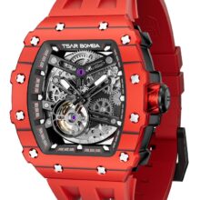 Montre Tsar Bomba Automatique carbone, squelette & poignet affirmé – Image 2